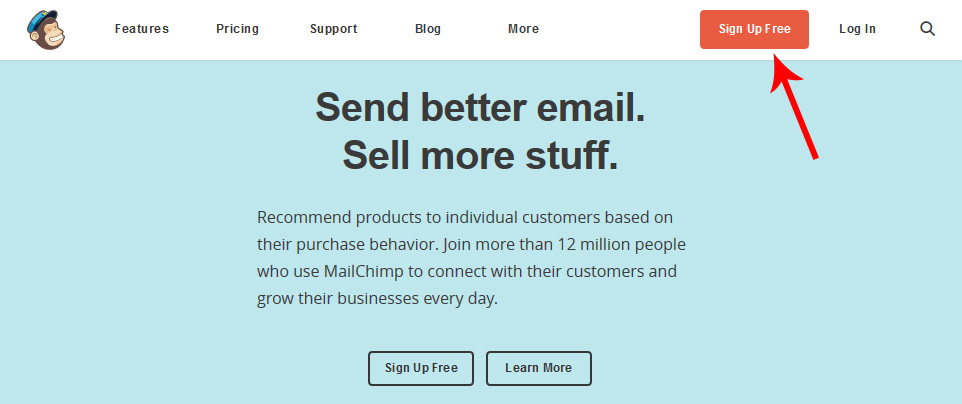 MailChimp - Sign Up Free