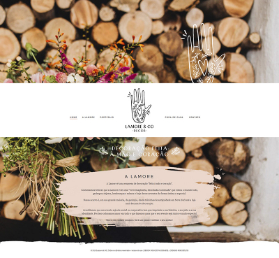 screenshot: Lamore & CO