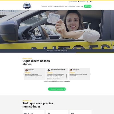 screenshot: Autoescola Universal