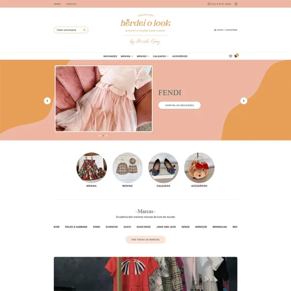 screenshot: Herdei o Look